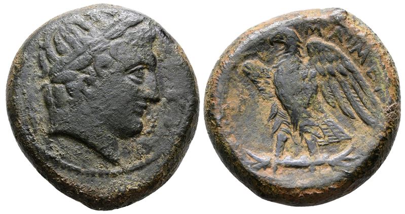 Sicily, Messana. The Mamertinoi, 275-264 Bc. Æ Quadruple Unit (26mm, 16.88g).