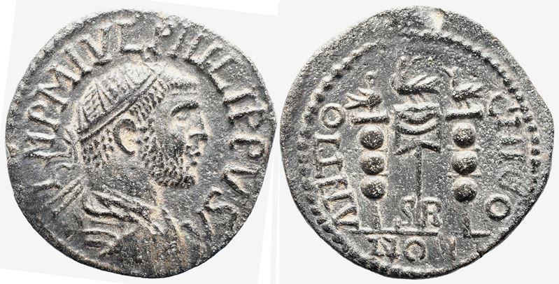 Philip i (244-249). Pisidia, Antioch. Æ