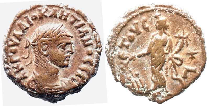 Diocleziano (284-305), BI Tetradramma, Alessandria d’Egitto, anno 3 (AD 286/7)