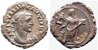 Diocletian (284-305). Egypt, Alexandria. Bi Tetradrachm