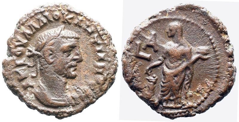 Diocletian (284-305). Egypt, Alexandria. Bi Tetradrachm
