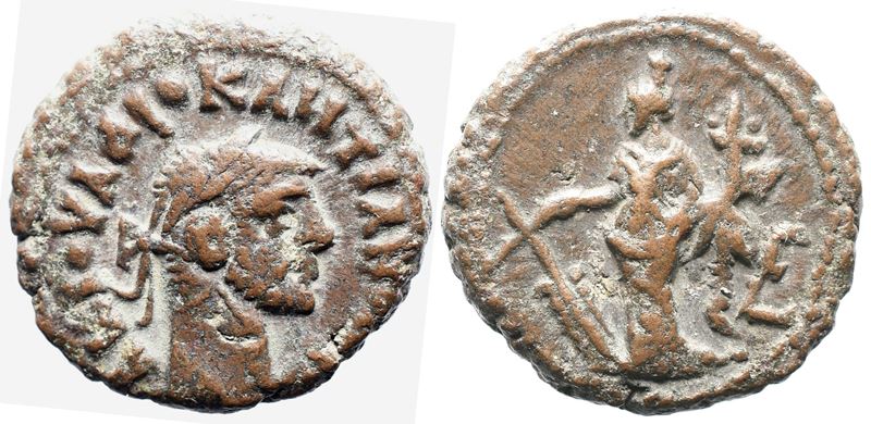 Diocletian (284-305). Egypt, Alexandria. Bi Tetradrachm