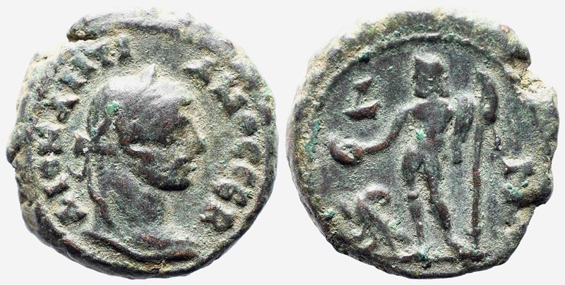 Diocletian (284-305). Egypt, Alexandria. Bi Tetradrachm