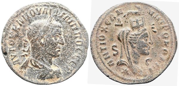 Philip I (244-249). Seleucis and Pieria, Antioch. Æ