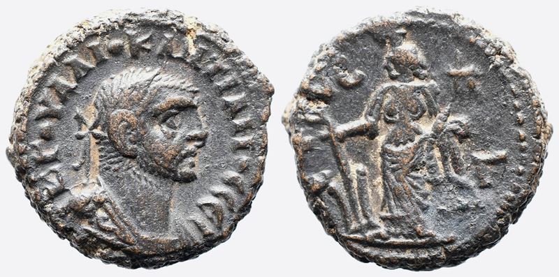 Diocletian (284-305). Egypt, Alexandria. Bi Tetradrachm