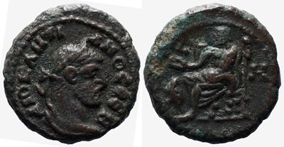 Diocletian (284-305). Egypt, Alexandria. Bi Tetradrachm
