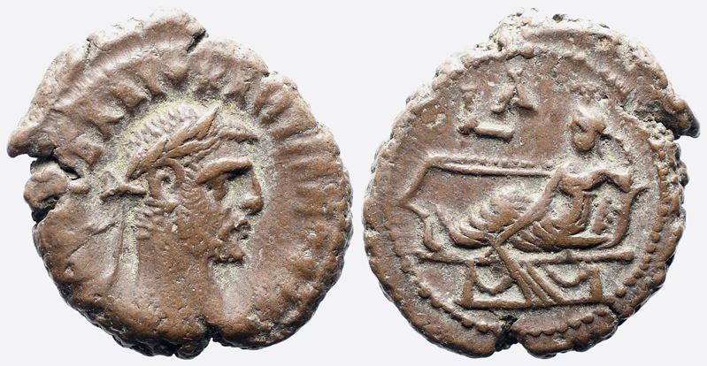 Diocletian (284-305). Egypt, Alexandria. Bi Tetradrachm