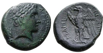 Sicily, Messana. The Mamertinoi, C. 275-264 Bc. Æ Double Unit (23mm, 8.47g).