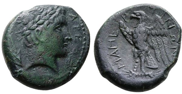 Sicily, Messana. The Mamertinoi, c. 275-264 BC. Æ Double Unit (23mm, 8.47g).