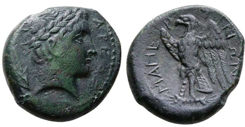Sicily, Messana. The Mamertinoi, C. 275-264 Bc. Æ Double Unit (23mm, 8.47g).