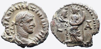 Maximianus (286-305). Egypt, Alexandria. Bi Tetradrachm