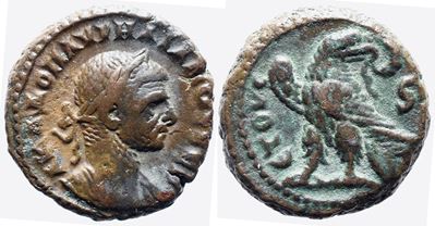 Aurelian (270-275). Egypt, Alexandria. Bi Tetradrachm