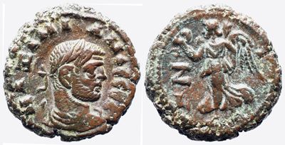 Maximianus (286-305). Egypt, Alexandria. Bi Tetradrachm