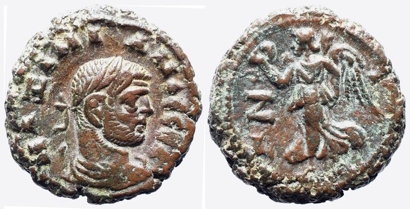 Maximianus (286-305). Egypt, Alexandria. Bi Tetradrachm
