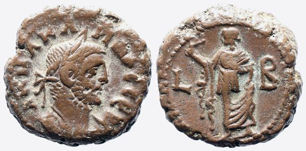 Carinus (Caesar, 282-283). Egypt, Alexandria. BI Tetradrachm