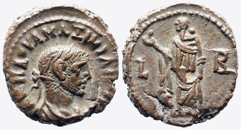 Maximianus (286-305). Egypt, Alexandria. Bi Tetradrachm