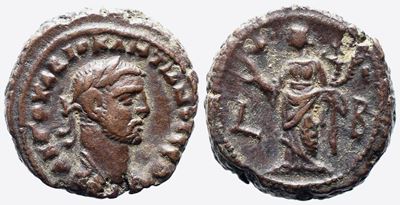 Diocletian (284-305). Egypt, Alexandria. Bi Tetradrachm