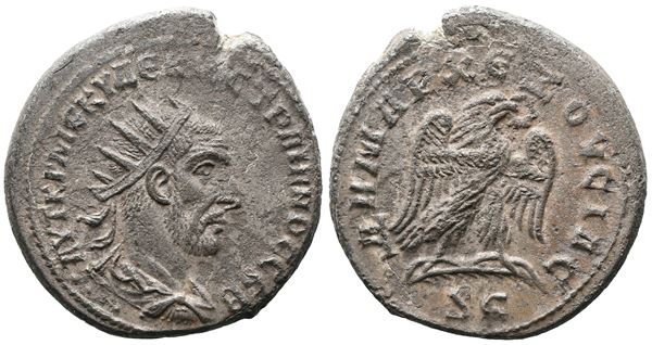 Trajan Decius (249-251). Seleucis and Pieria, Antioch. BI Tetradrachm