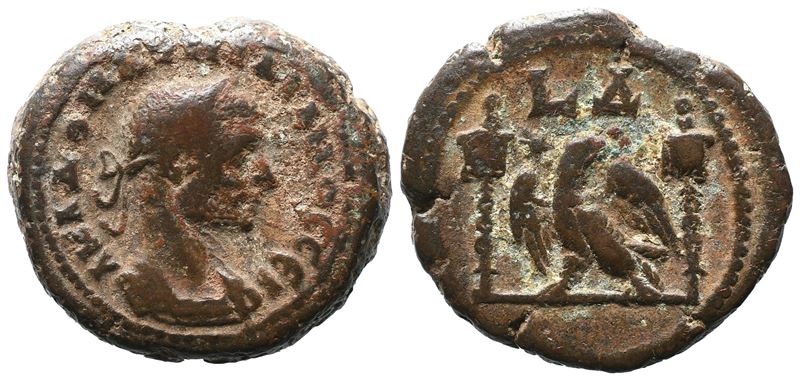 Aurelian (270–275), Tetradramma in bronzo, Alessandria d’Egitto (BI), anno 4
