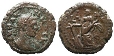 Carinus (caesar, 282-283). Egypt, Alexandria. Bi Tetradrachm