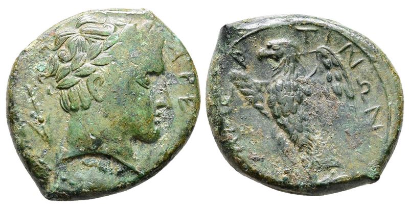 Sicily, Messana. The Mamertinoi, C. 275-264 Bc. Æ Double Unit (23mm, 6.71g).