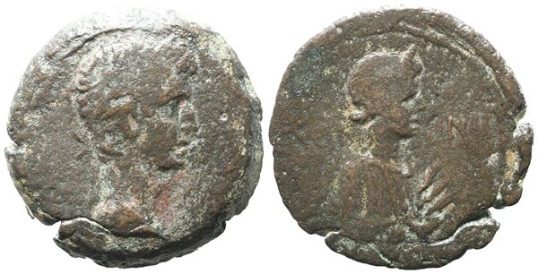 Augustus (27 BC-AD 14). Egypt, Alexandria. Æ Diobol