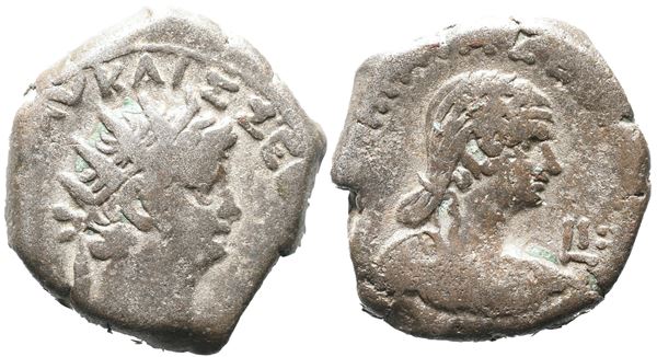Nero and Poppaea (54-68). Egypt, Alexandria. BI Tetradrachm  - Auction GREEK & ROMAN PROVINCIAL COINS AND NUMISMATIC LITERATURE Including a wide selection of Alexandrian Coins from the Dattari Collection - Bertolami Fine Art - Prague