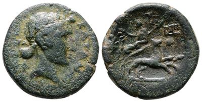 Sicily, Katane, C. 2nd Century Bc. Æ (22mm, 7.10g).