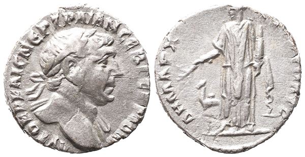 Trajan (98-117). Arabia, Bostra. AR Drachm  - Auction GREEK & ROMAN PROVINCIAL COINS AND NUMISMATIC LITERATURE Including a wide selection of Alexandrian Coins from the Dattari Collection - Bertolami Fine Art - Prague