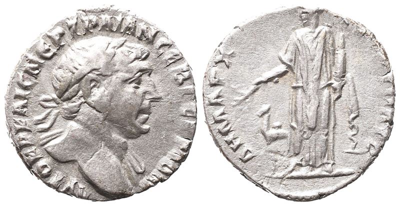 Trajan (98-117). Arabia, Bostra. Ar Drachm