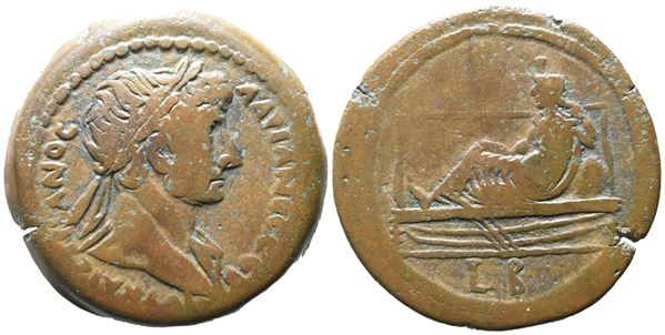 Hadrian (117-138). Egypt, Alexandria. Æ Drachm  - Auction GREEK & ROMAN PROVINCIAL COINS AND NUMISMATIC LITERATURE Including a wide selection of Alexandrian Coins from the Dattari Collection - Bertolami Fine Art - Prague
