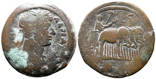 Hadrian (117-138). Egypt, Alexandria. Æ Drachm  - Auction GREEK & ROMAN PROVINCIAL COINS AND NUMISMATIC LITERATURE Including a wide selection of Alexandrian Coins from the Dattari Collection - Bertolami Fine Art - Prague