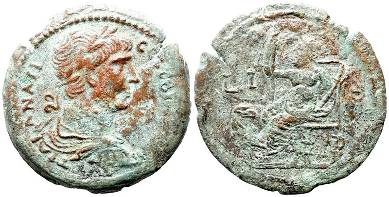 Trajan (98-117). Egypt, Alexandria. Æ Drachm