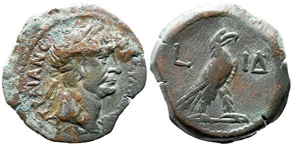 Trajan (98-117). Egypt, Alexandria. Æ Diobol