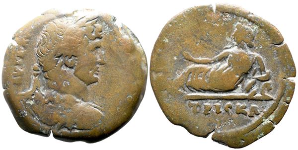Hadrian (117-138). Egypt, Alexandria. Æ Hemidrachm  - Auction GREEK & ROMAN PROVINCIAL COINS AND NUMISMATIC LITERATURE Including a wide selection of Alexandrian Coins from the Dattari Collection - Bertolami Fine Art - Prague
