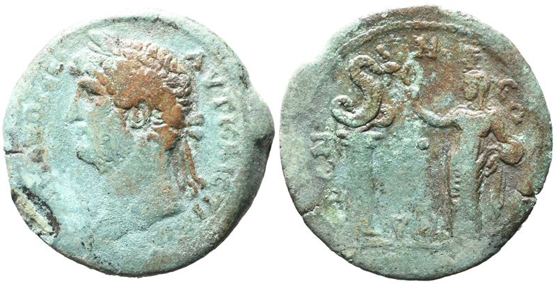Hadrian (117-138). Egypt, Alexandria. Æ Drachm