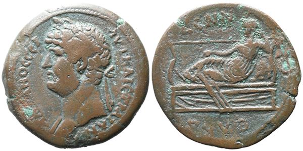 Hadrian (117-138). Egypt, Alexandria. Æ Drachm
