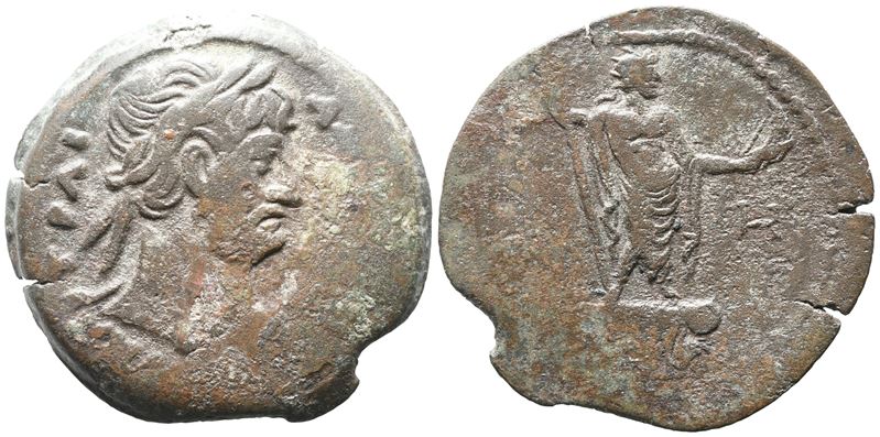 Hadrian (117-138). Egypt, Alexandria. Æ Drachm