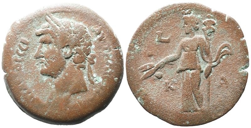 Hadrian (117-138). Egypt, Alexandria. Æ Hemidrachm