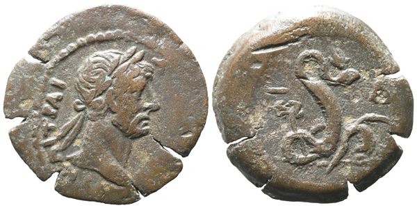 Hadrian (117-138). Egypt, Alexandria. Æ Diobol