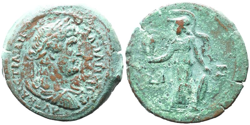 Hadrian (117-138). Egypt, Alexandria. Æ Drachm