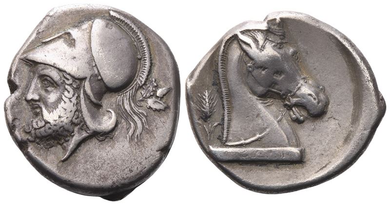 Anonymous, Didrachm, late 4th century BC; AR (7,24 g; 21,8 mm; 3 h)