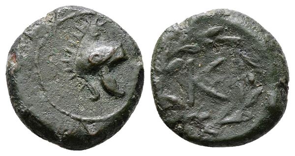 Sicily, Tauromenion, Campanian mercenaries, c. 392-358 BC. Æ (13mm, 2.18g).  - Auction Greek, Roman and Byzantine Coins	 - Bertolami Fine Art - Prague