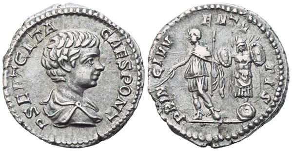 Geta as Caesar (198-209), Denarius, Rome, 200-202; AR (3,22 g; 18 mm; 6 h) 