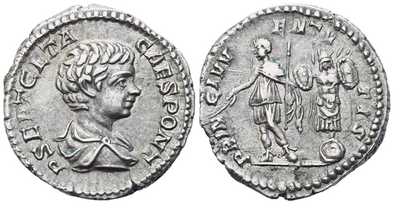 Geta As Caesar (198-209), Denarius, Rome, 200-202; Ar (3,22 G; 18 MM; 6 H)