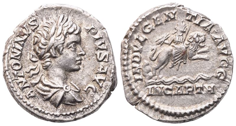 Caracalla (198–217), Denario romano (AR), Roma 203