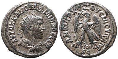 Philip i (244-249). Seleucis And Pieria, Antioch. Bi Tetradrachm
