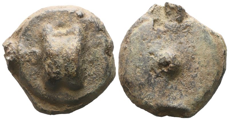 Anonymous, Uncia, c. 265 BC; Æ (31,50 g; 28,5 mm)