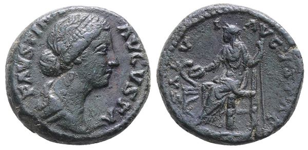 Faustina Junior (Augusta, 147-175/6). Æ As (25mm, 12.68g).  - Auction Greek, Roman, Byzantine Coins - Bertolami Fine Art - Prague