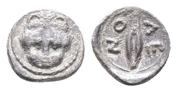 Sicily, Leontinoi, c. 476-466 BC. AR Obol (10mm, 0.64g).